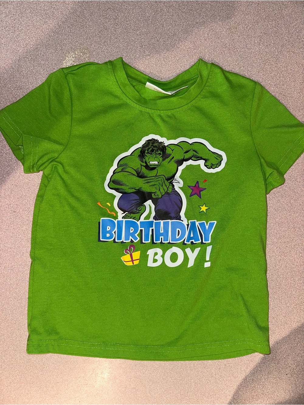 Marvel Hulk Birthday Boy Graphic Tee